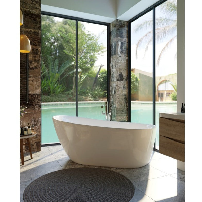 Belbagno Romano Bathtub 1700mm - Gloss White - Wellsons