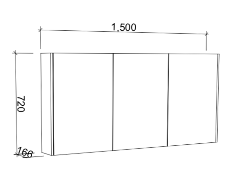 Timberline Denver Shaving Cabinet - Wellsons