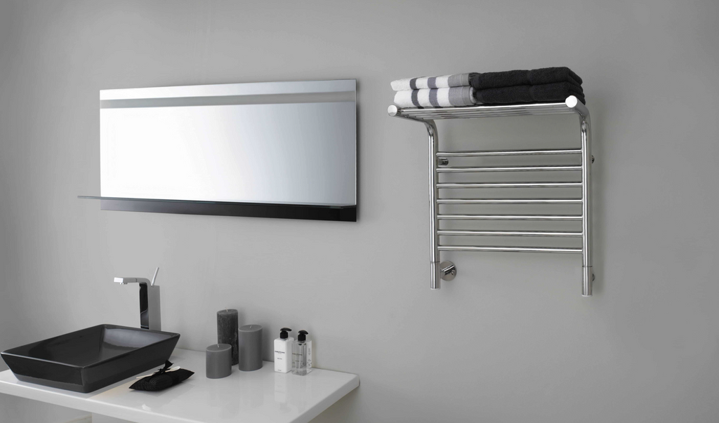 Thermogroup Jeeves Tangent M Heated Towel Rail - Polished Stainless