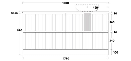 Marquis Nelson Floor Standing Vanity - Wellsons