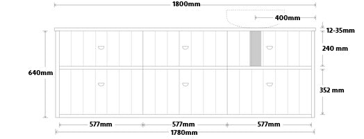 Marquis Anna Wall Hung Vanity - Wellsons