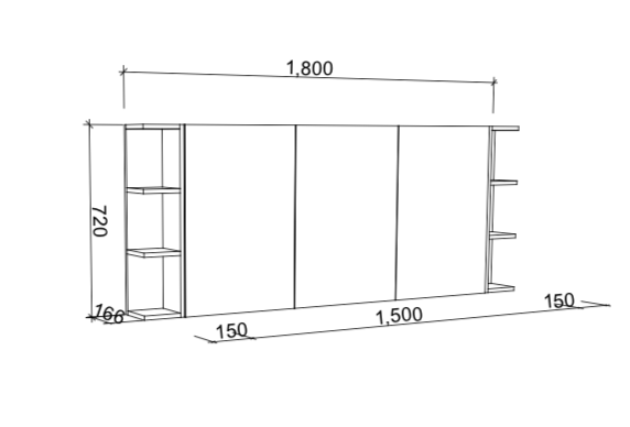 Timberline Boston Shaving Cabinet - Wellsons