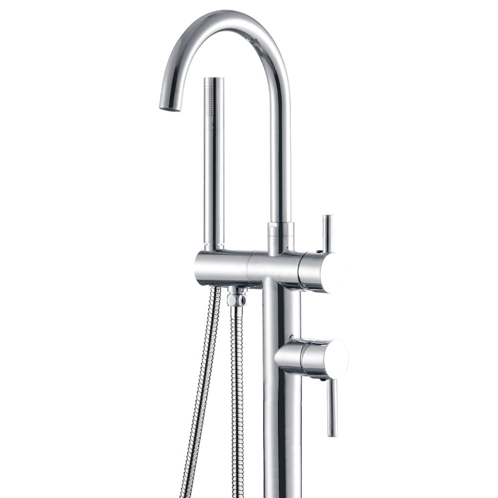 Fienza Isabella Floor Standing Mixer & Shower - Chrome