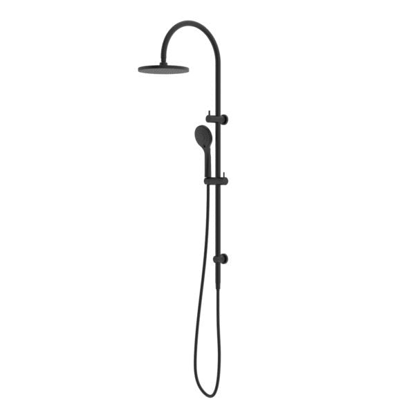 Nero Mecca Twin Shower with Air Shower - Matte Black