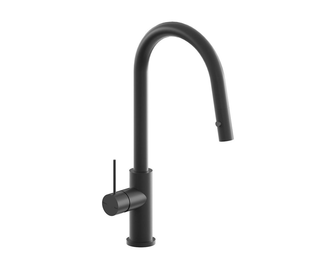 Nero Mecca Pull Down Sink Mixer With Veggie Spray Function - Matte Black - Wellsons