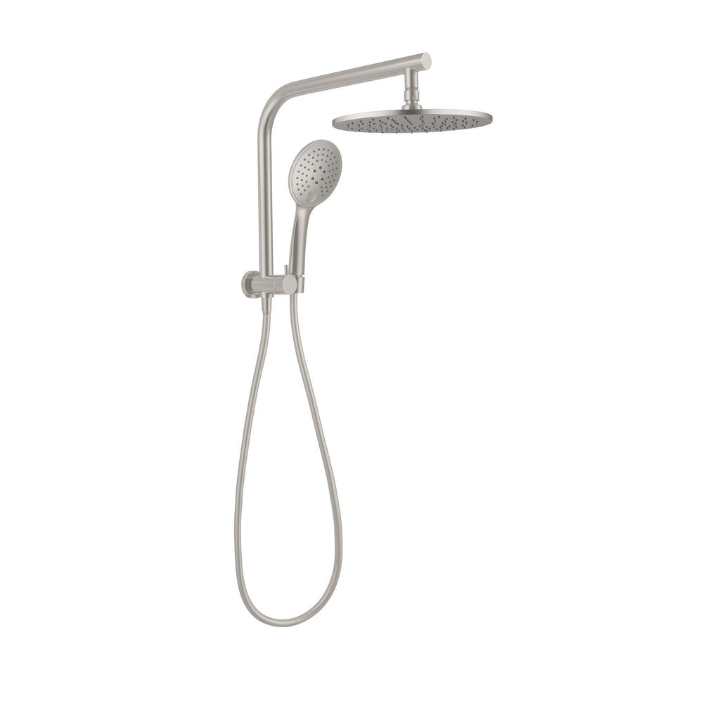 Nero Dolce 2 in 1 Shower Set - Brushed Nickel - Wellsons