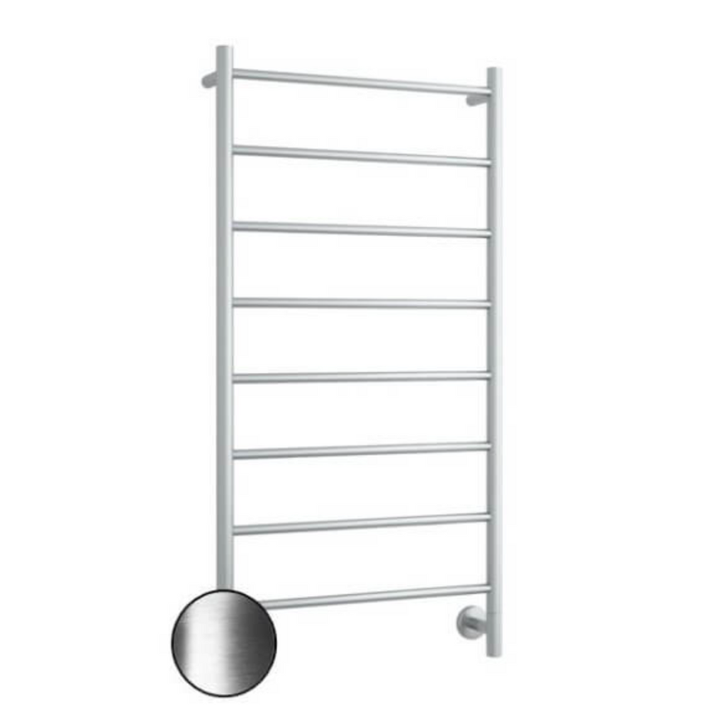 Thermogroup 8 Bar Round Ladder Heated Towel Rail - Plated To Order