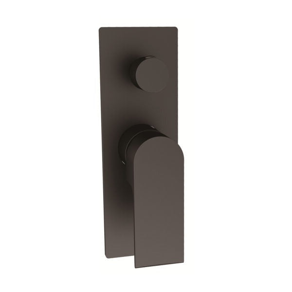 Nero Bianca Shower / Bath Mixer with Diverter - Matte Black