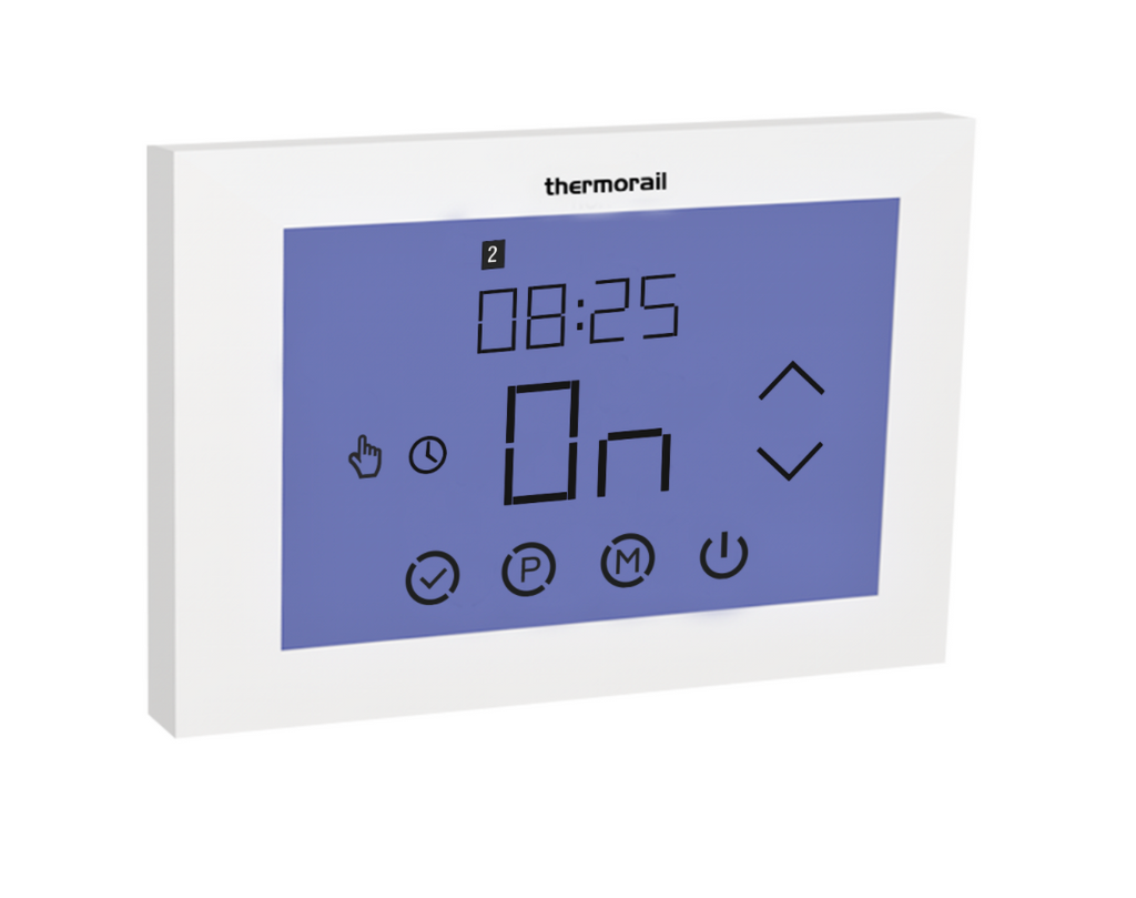 Thermogroup Landscape Touch Screen 7 Days Timer- White