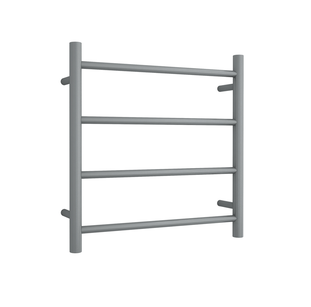 Thermogroup 4 Bar Round Ladder Heated Towel Rail - Gunmetal Grey