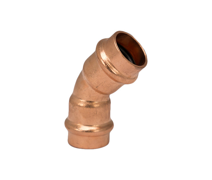 Copper Press 45° Elbow Water 20MM - Wellsons