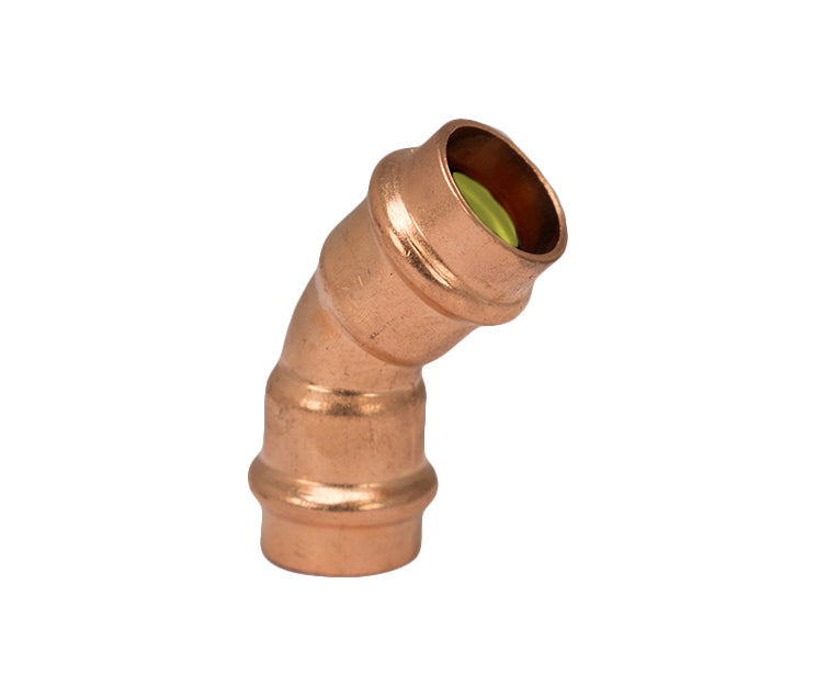 Copper Press 45° Elbow Gas 15MM - Wellsons