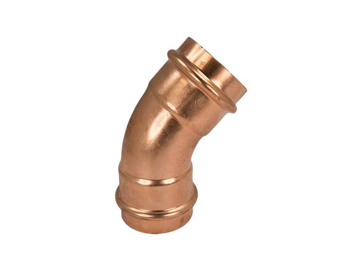 Copper Press 45° Elbow Water 50MM - Wellsons