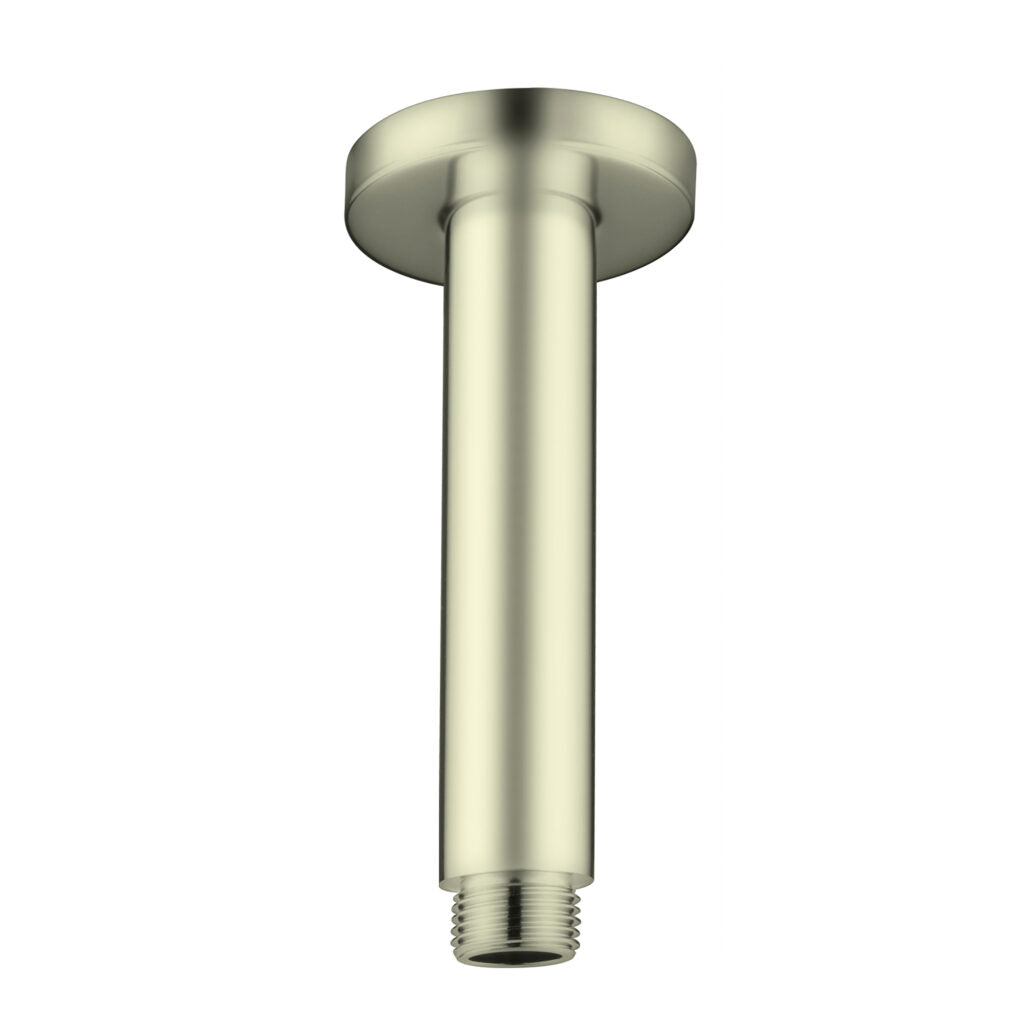 Nero Round Ceiling Arm 100mm - Brushed Gold