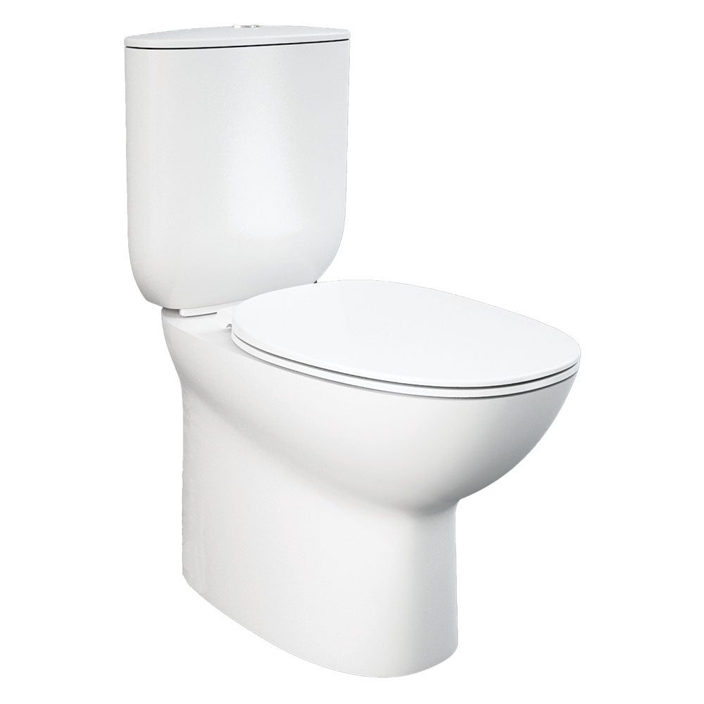 Fienza Rak Morning Back-to-Wall Suite Bottom Inlet - White - Wellsons