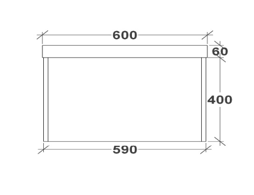 Rifco Opera Wall Hung Vanity with 40mm Concrete Integrated Basin Top