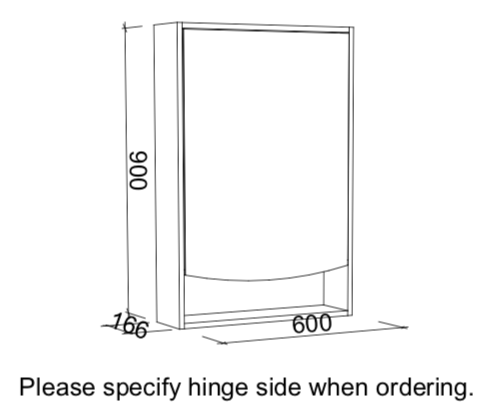 Timberline Pure Bliss Shaving Cabinet - Wellsons