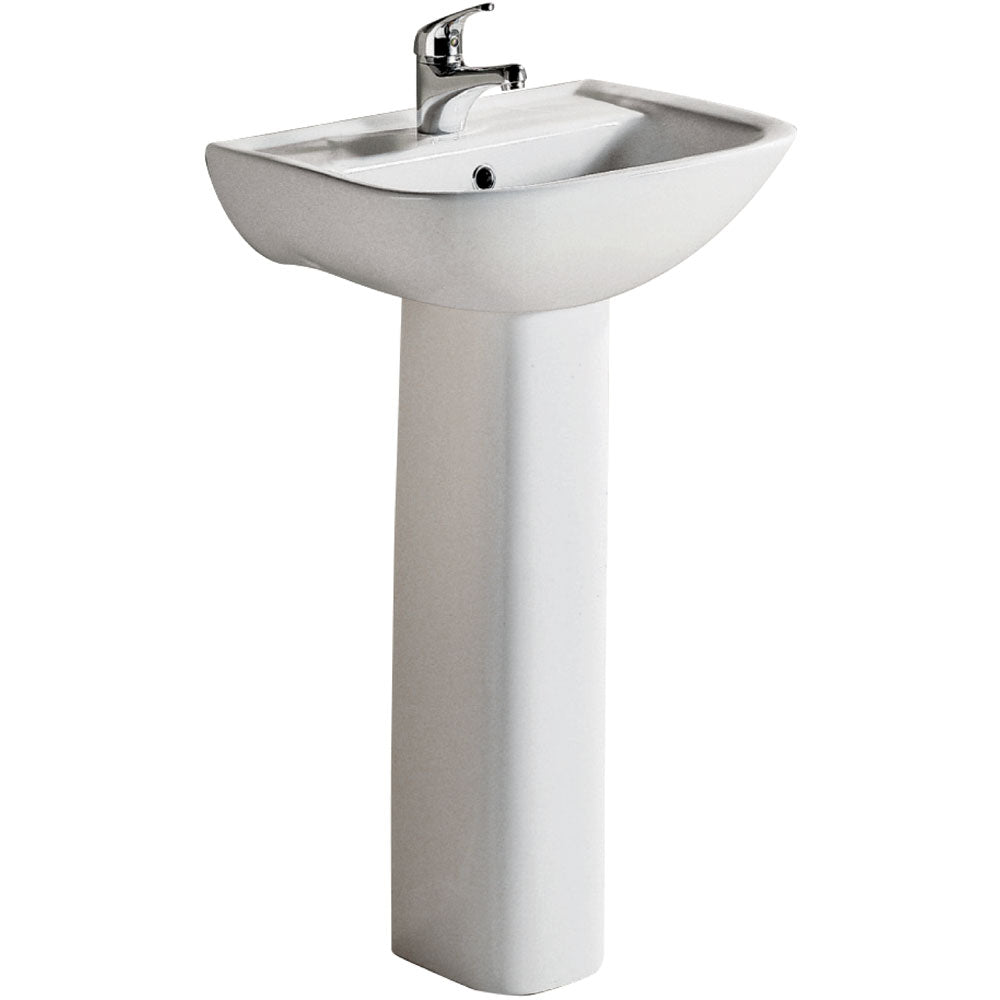 Fienza Lara Pedestal Basin - Gloss White