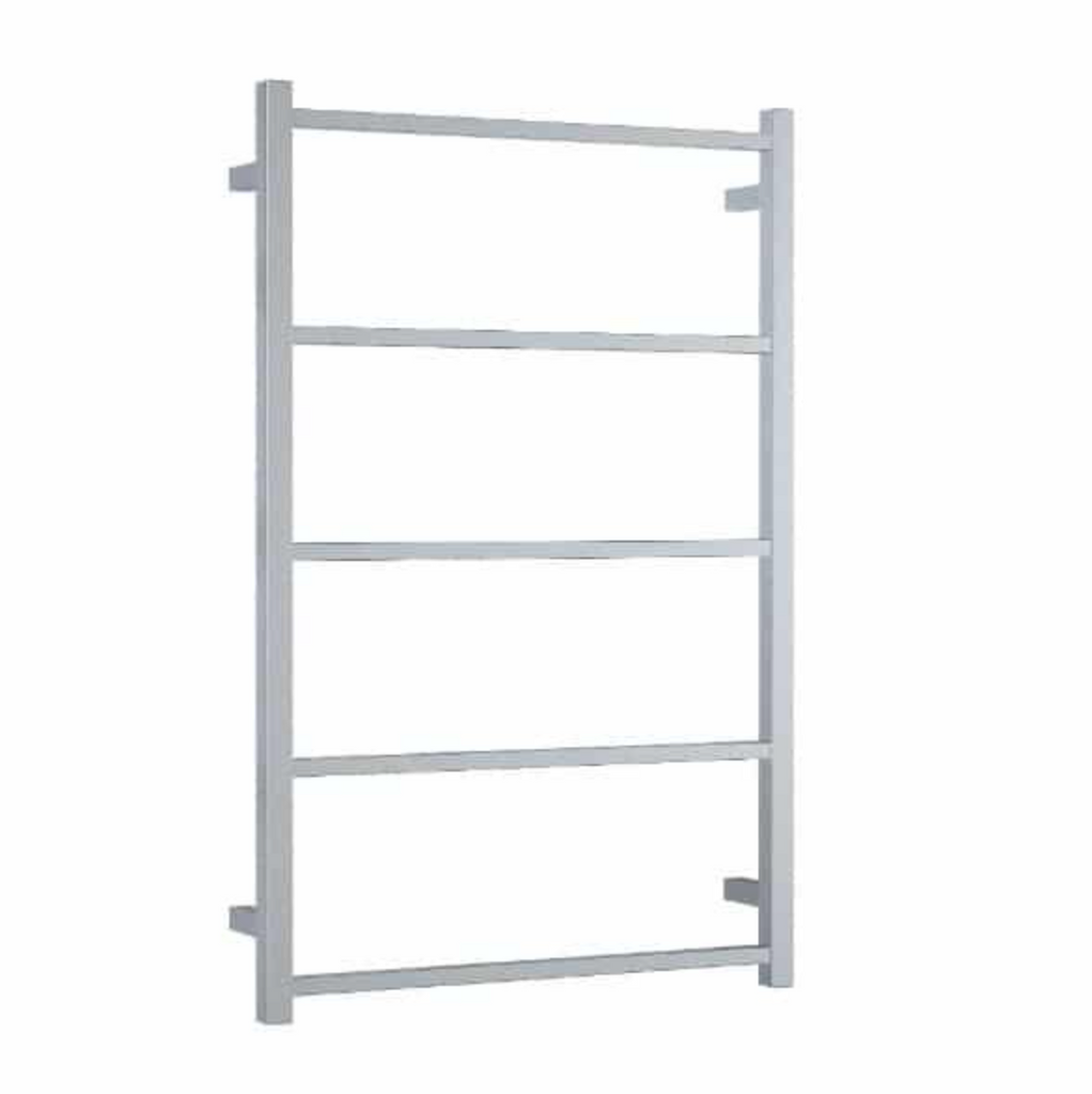 Thermogroup 5 Straight Round Non-Heated Ladder Towel Rail - Polished Stainless