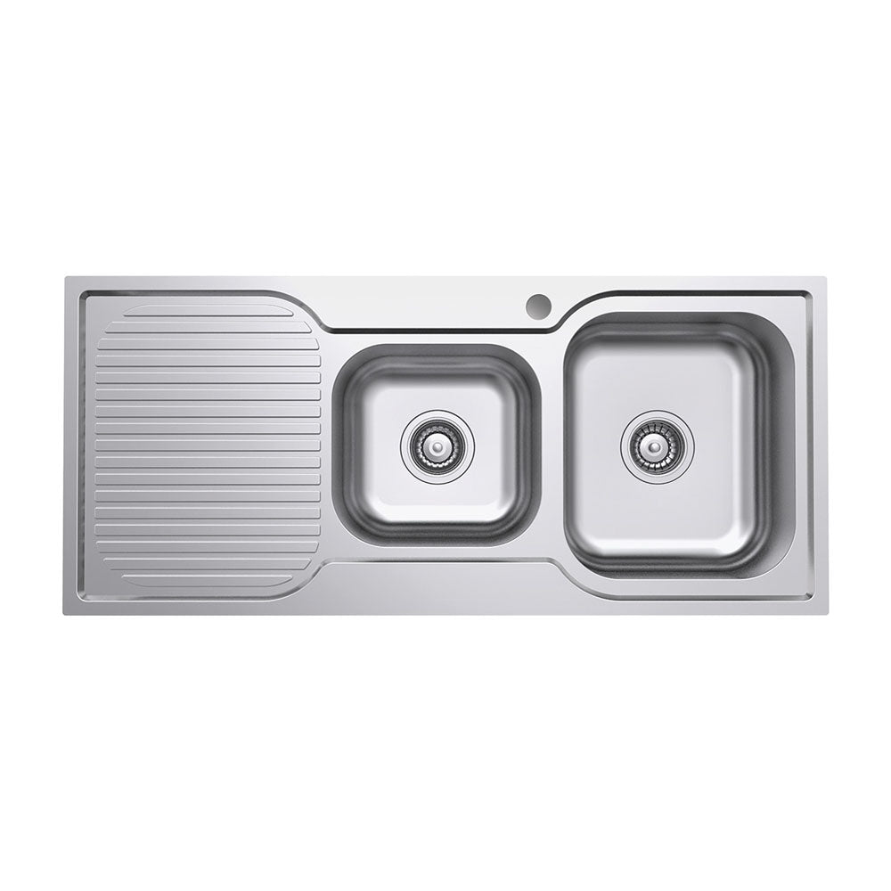 Fienza Tiva 1080 1.75 Kitchen Sink with Drainer