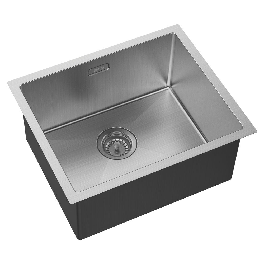 Fienza Hana 39L Laundry Sink with Overflow Stainless Steel