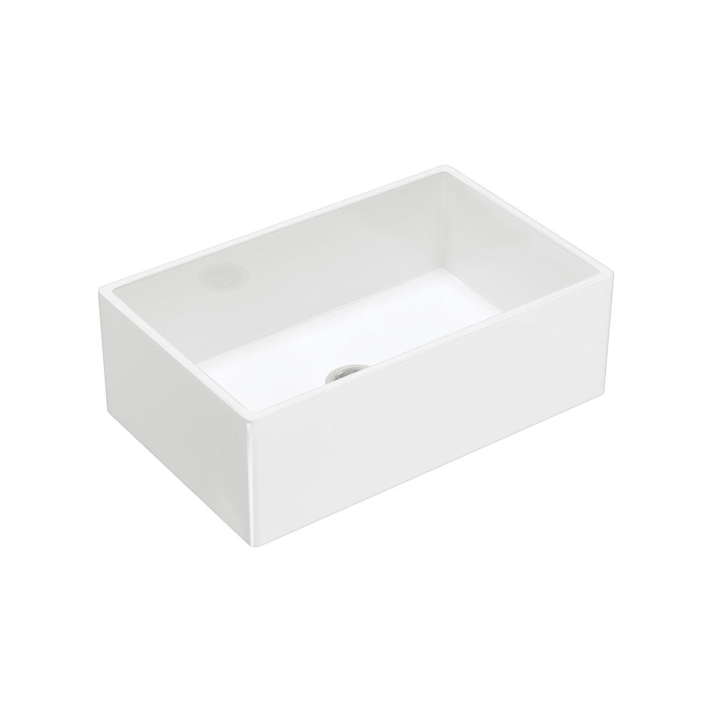 Fienza Charlton Single Butler Sink Medium Gloss White