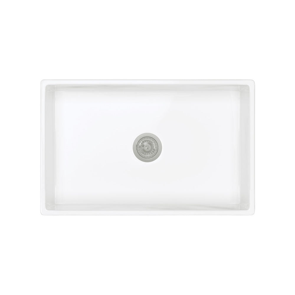 Fienza Charlton Single Butler Sink Medium Gloss White