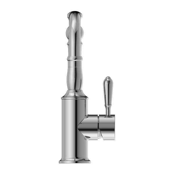 Nero York Basin Mixer Hook Spout - Chrome