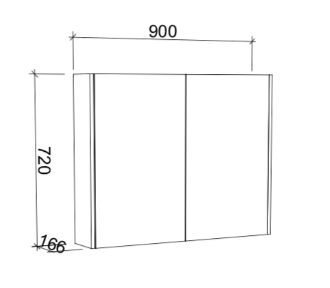 Timberline Denver Shaving Cabinet - Wellsons