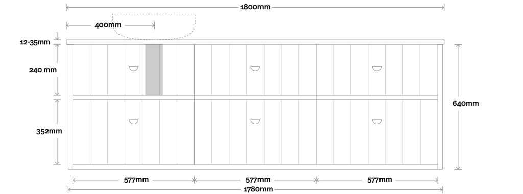 Marquis Anna Wall Hung Vanity - Wellsons