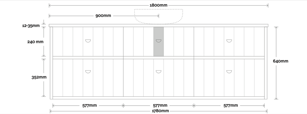 Marquis Anna Wall Hung Vanity - Wellsons