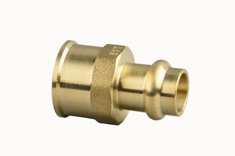 Copper Press Brass Female Coupling Gas 25MM x 1" BSP - Wellsons