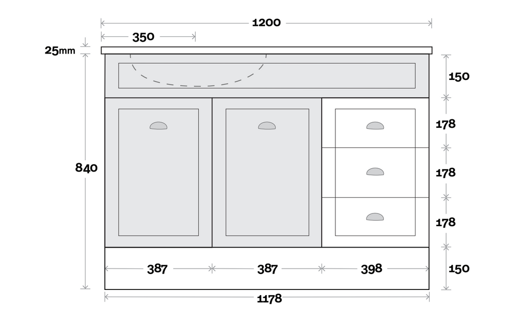 Marquis Bowral Floor Standing Vanity - Wellsons