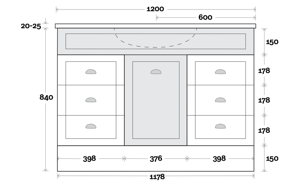 Marquis Bowral Floor Standing Vanity - Wellsons