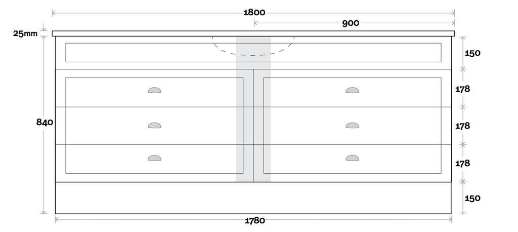 Marquis Bowral Floor Standing Vanity - Wellsons