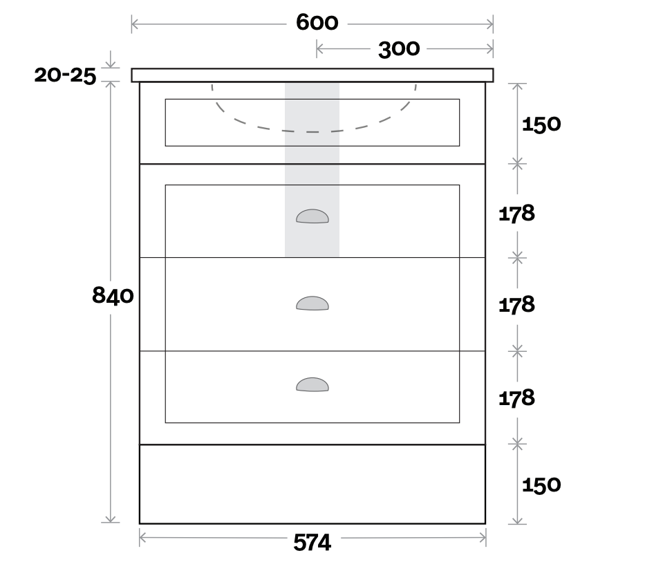 Marquis Bowral Floor Standing Vanity - Wellsons