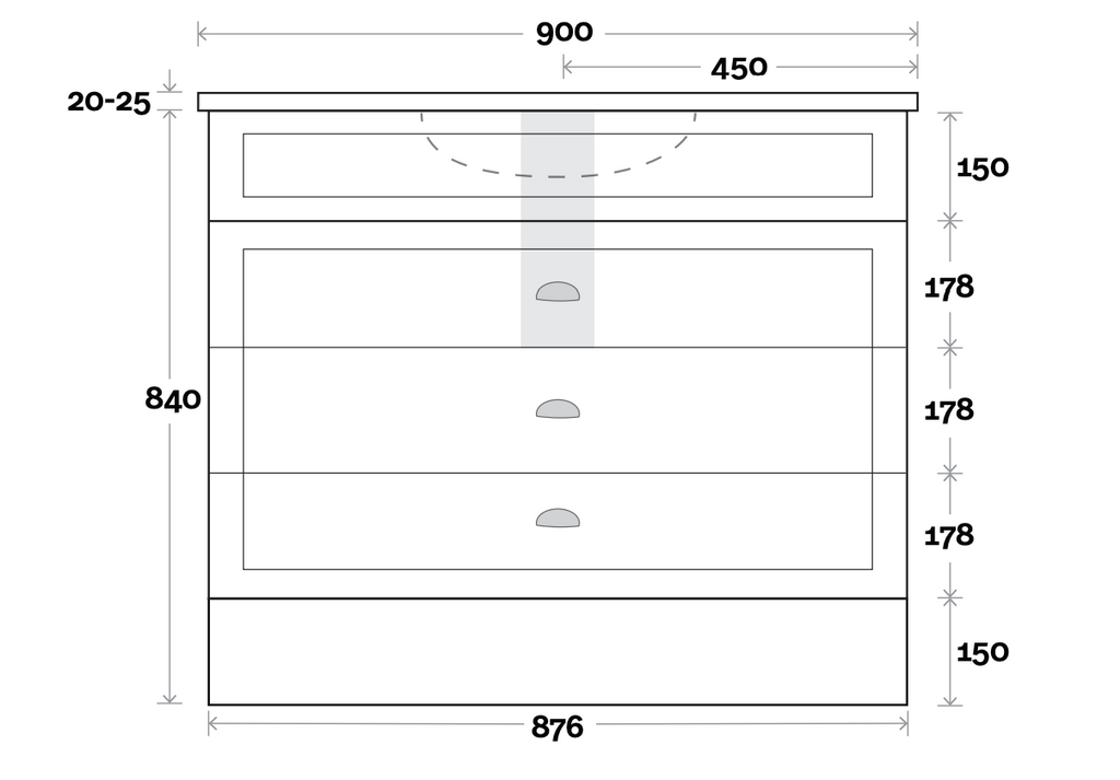 Marquis Bowral Floor Standing Vanity - Wellsons