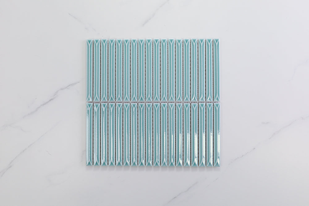 Brinx Kit kat Mint Gloss Mosaic Tile