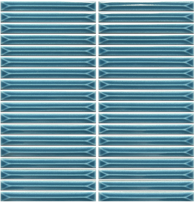 Brinx Kit kat Aqua Gloss Mosaic Tile