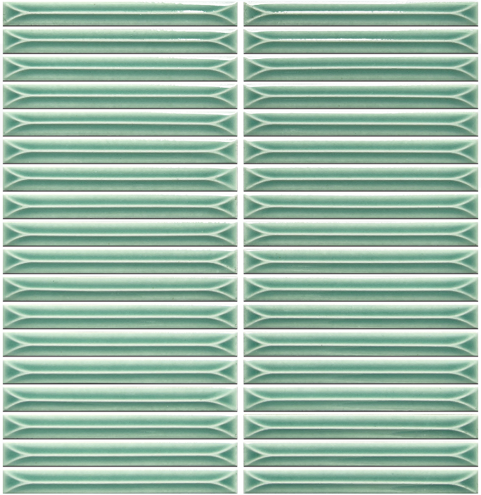 Brinx Kit kat Mint Gloss Mosaic Tile