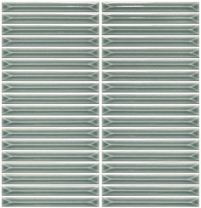 Brinx Kit kat Silver Gloss Mosaic Tile