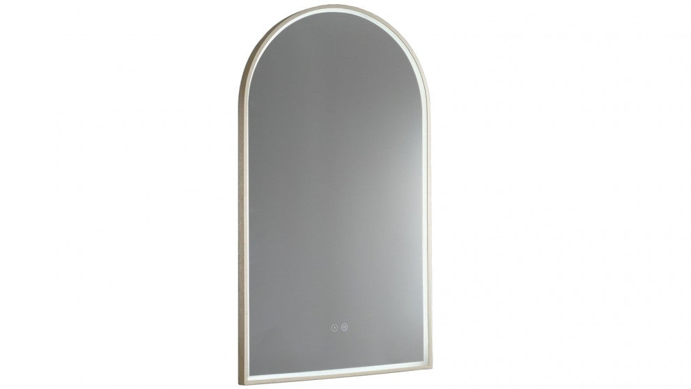 Remer Arch Backlit LED Dimmable Demister Mirror 500mm