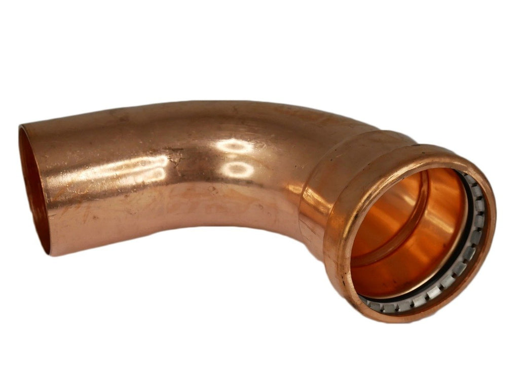 Copper Press 90° Elbow (Male/Female) Water 100MM - Wellsons