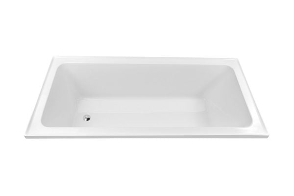 Decina Cortez Inset Bath 1520/1670mm - Gloss White