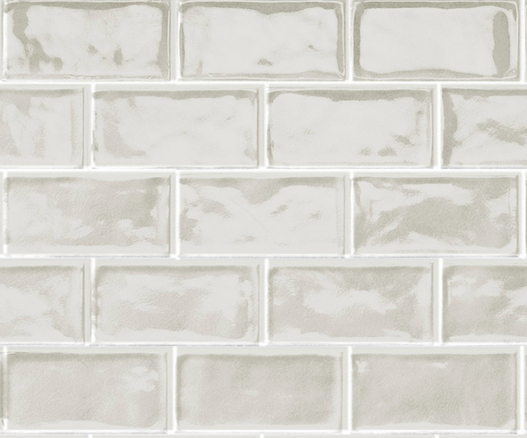 Cambridge White Gloss Subway Crackle Tile