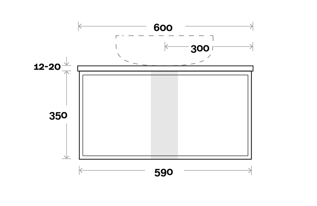 Marquis Chifley Wall Hung Vanity - Wellsons