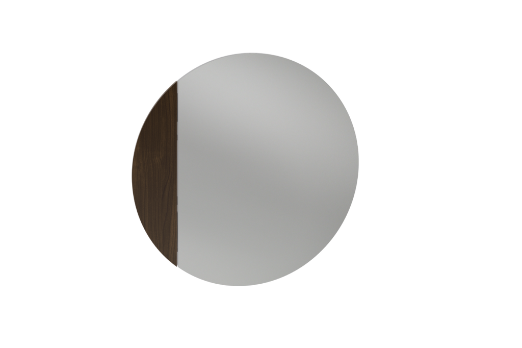 Rifco Cirque T2 Mirror Cabinet With Timber Panel