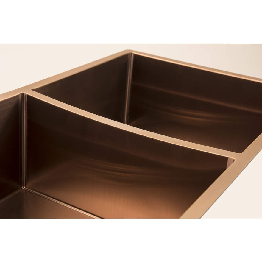 Oliveri Spectra Double Bowl Copper Sink