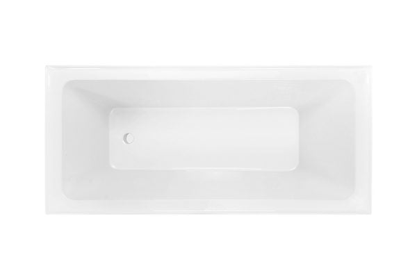Decina Cortez Inset Bath 1520/1670mm - Gloss White