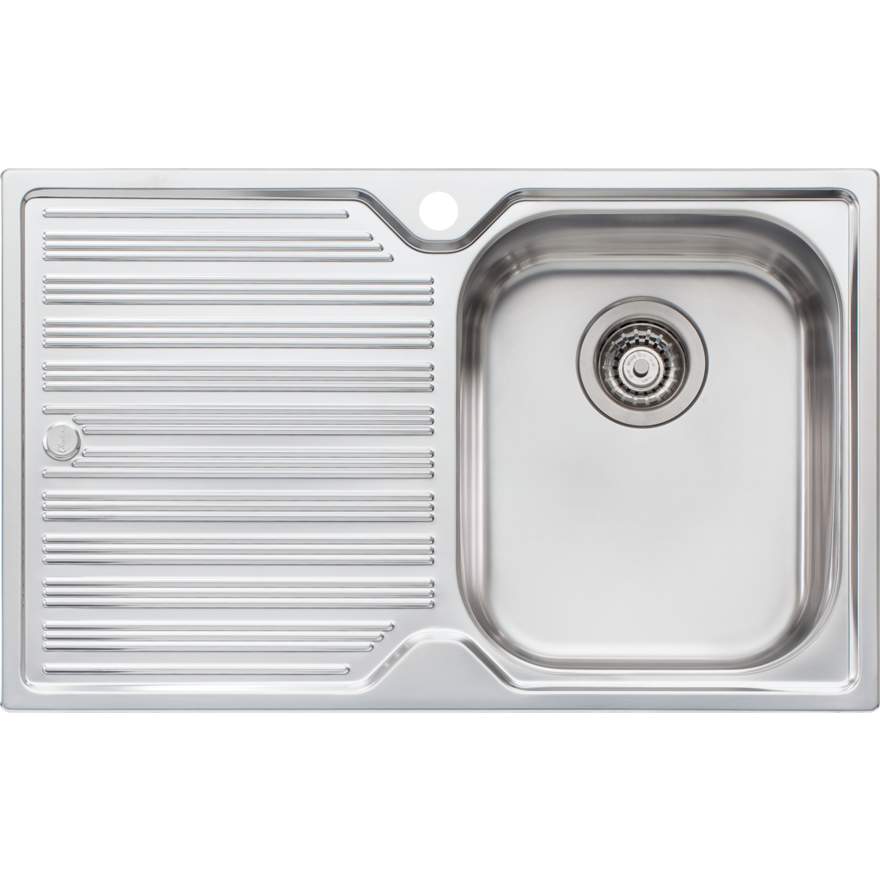 Oliveri Diaz Single Bowl Sink With Drainer